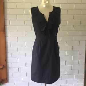 Adorable Black Ann Taylor LOFT 💯% Cotton Dress